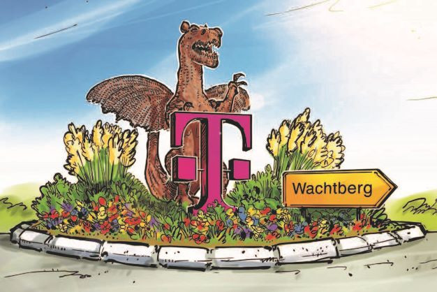 Freundliche Mitarbeiterin an Infomobil